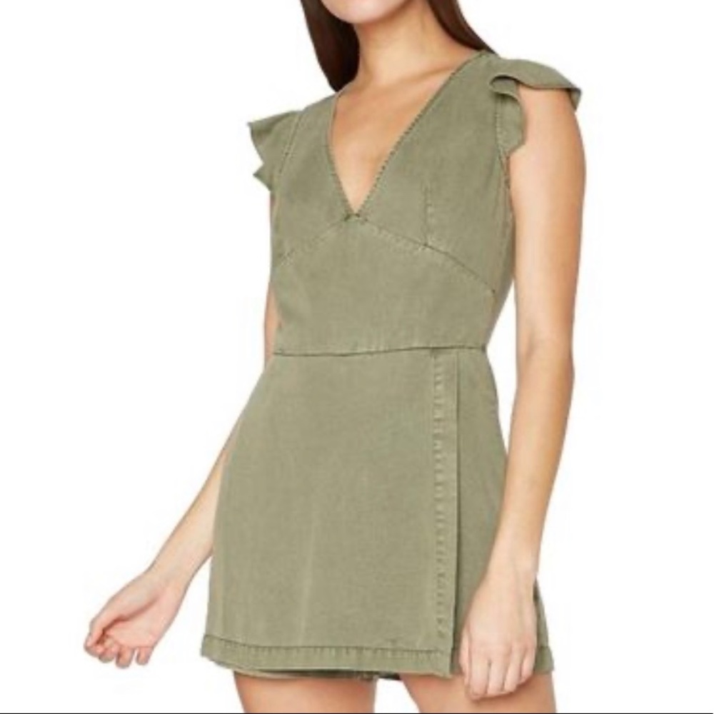 Pam & Gela Green Skort Romper